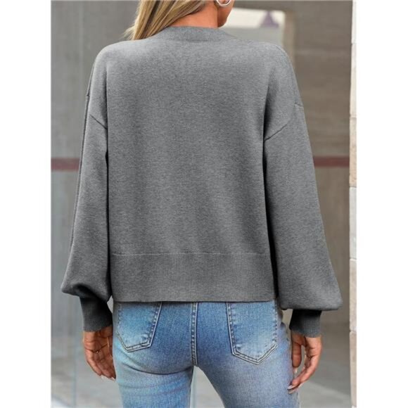 Knit Short Cardigan | Fall Winter Layering Essential - Picture 5 of 6